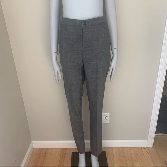 RAG & BONE Wool Slim Leg Dress Pants Grey Size 8 - Picture 10 of 15